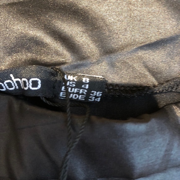 🚫SOLD🚫 NWT Boohoo High Waist Wet Look Legging - Picture 5 of 5